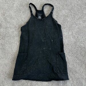 Sincerely Jules Black Mini Dress Acid wash M